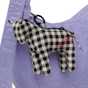 *NWT* BAGGU Gingham Horse Pouch Charm
